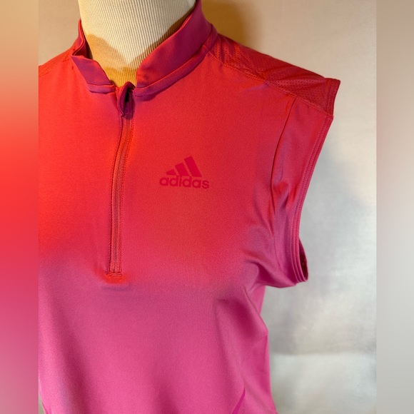NWT! Adidas Preloved Fuchsia Women's Cycling Jersey - Size 1X (HR4451) - Picture 3 of 13